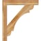 Ekena Millwork Olympic Block Rough Sawn Bracket w/ Offset Brace, Western Red Cedar, 6"W x 32"D x 36"H BKT0604X32X36OLY05RWR - alternate 4